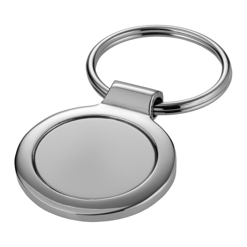 Porte-clés métal rond personnalisable