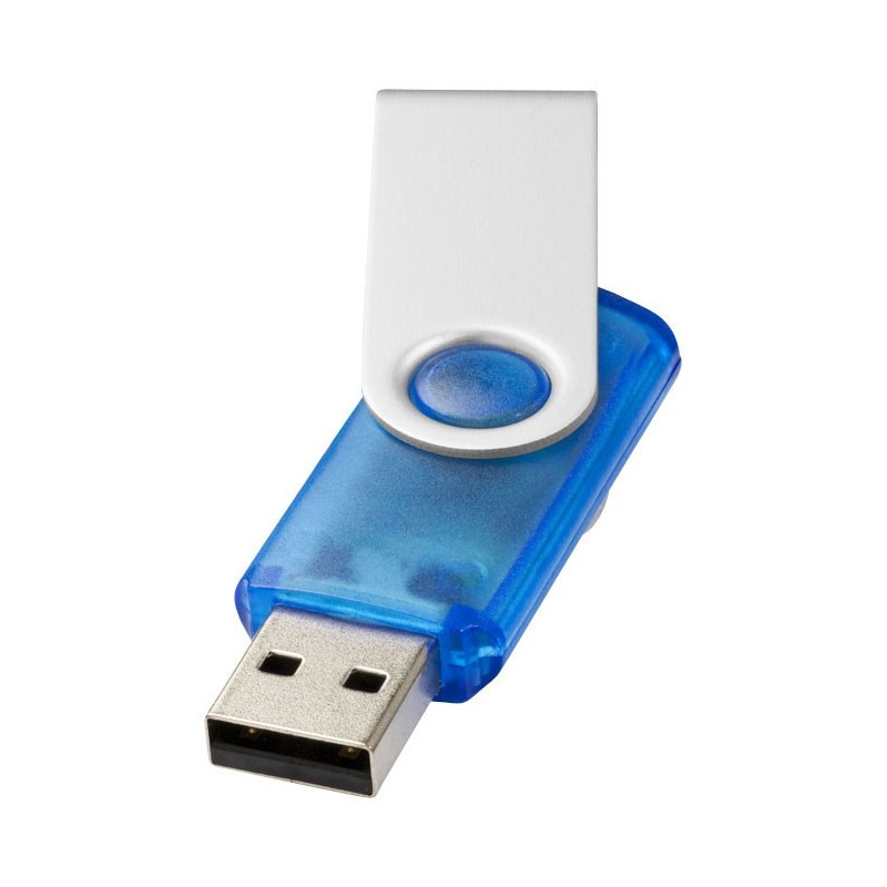 Clé USB publicitaire rotative translucide