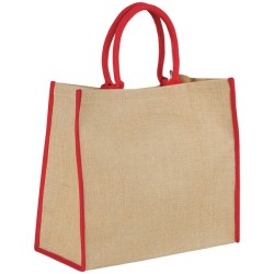 Grand sac shopping personnalisable en toile de jute HARRY