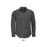 Chemise homme manches longues en popeline stretch BLAKE
