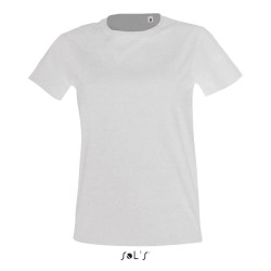 Tee-shirt publicitaire blanc femme tendance IMPERIAL FIT