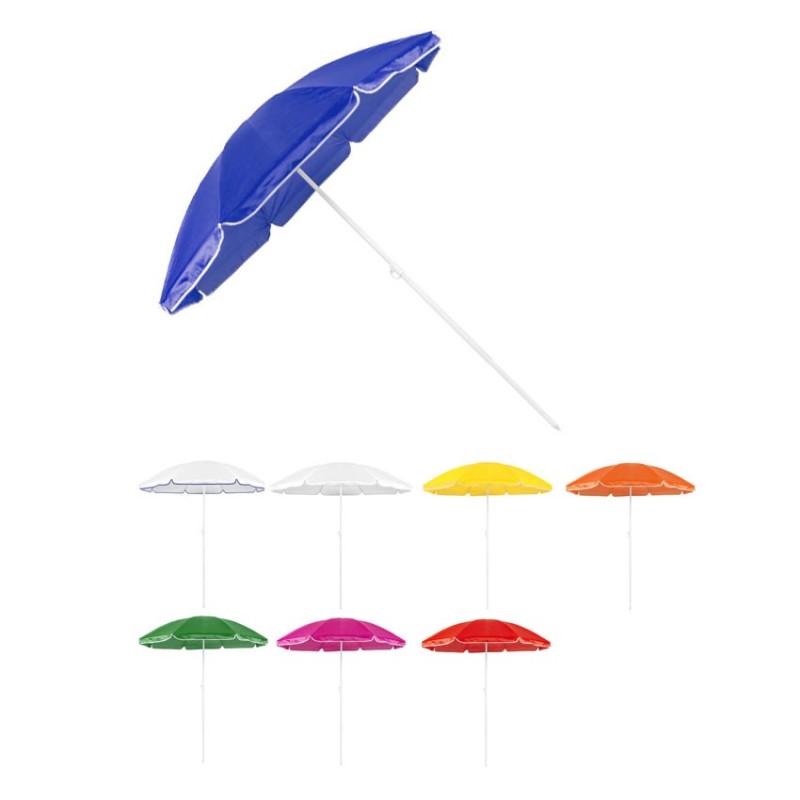 Parasol de plage en nylon personnalisable "MOJACAR"
