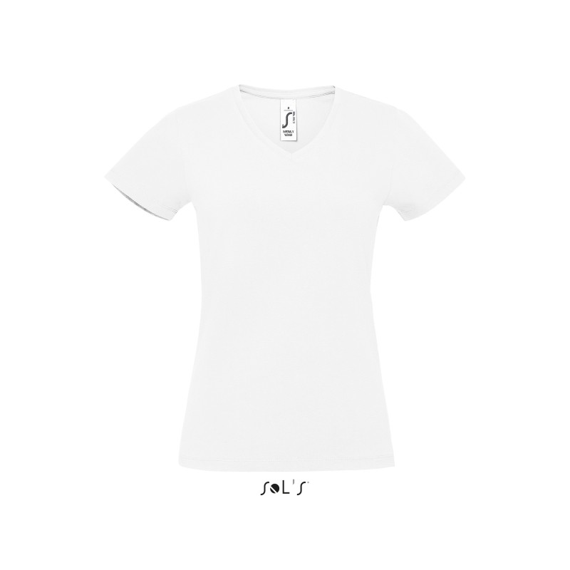 Tee-shirt publicitaire femme col V IMERIAL V