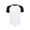 Tee-shirt publicitaire homme bicolore FUNKY