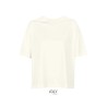 Tee-shirt coton bio couleur oversize femme personnalisable BOXY