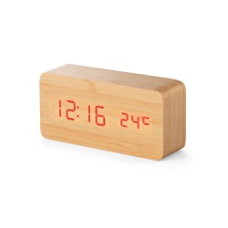 Horloge de table publicitaire - Réveil-Thermomètre personnalisable