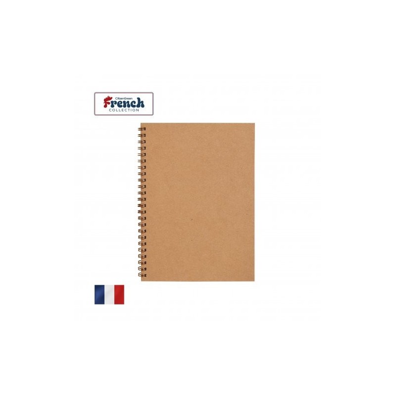 Cahier à spirale publicitaire fabriqué en France - "MEMENTO"