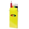 Boite de 6 mini crayons de couleur personnalisable "GARTEN"