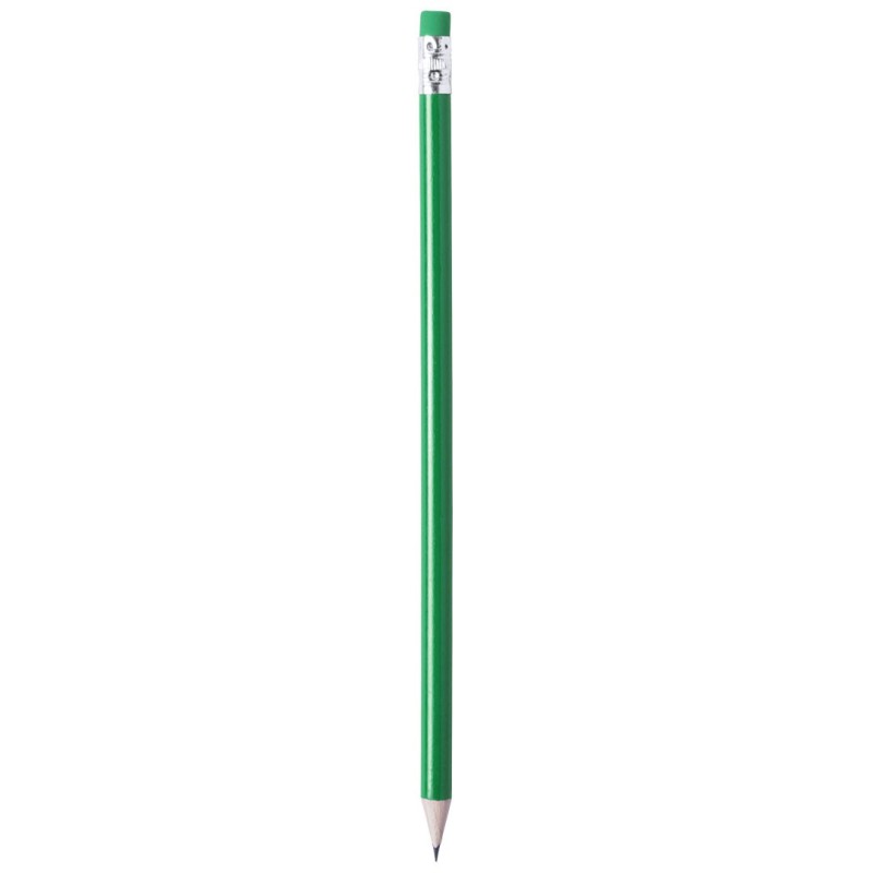 Crayon à papier publicitaire  de couleur avec gomme assortie MELART