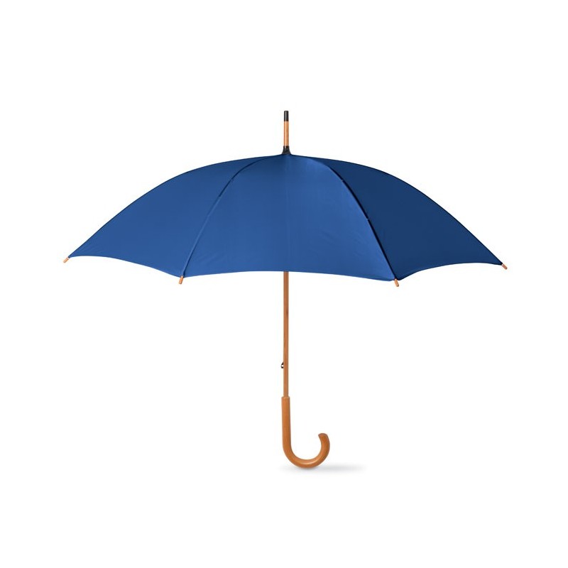 Parapluie personnalisé de ville avec manche courbe bois "CALA"