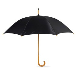 Parapluie personnalisé de ville avec manche courbe bois "CALA"