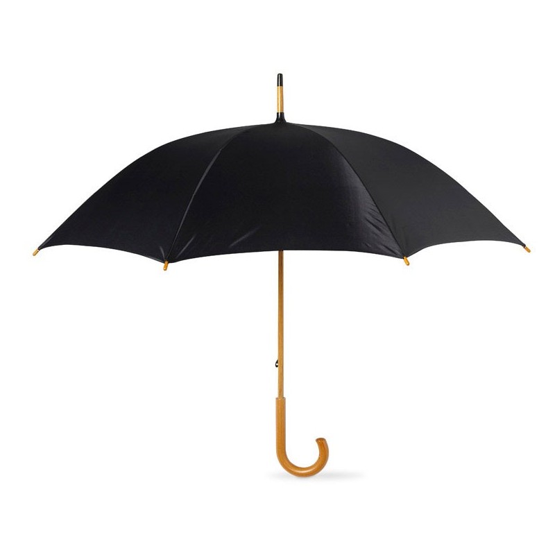 Parapluie personnalisé de ville avec manche courbe bois "CALA" Parapluie personnalisé de ville avec manche courbe bois "CALA"