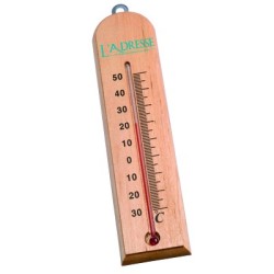 Thermomètre publicitaire en bois-Thermomètre personnalisé en bois