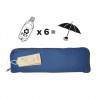 Mini parapluie pliable en PET recyclé personnalisable "TOPDRY"