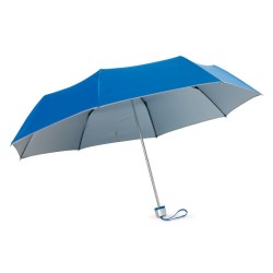 Parapluie publicitaire pliable avec doublure argent CARDIF