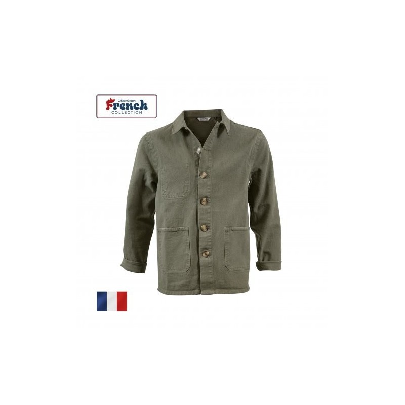 Veste worker personnalisable - Fabrication française - MARIUS