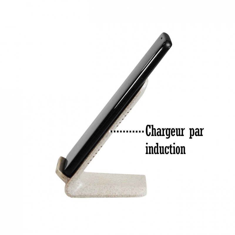 Support de téléphone et chargeur induction publicitaire CHARGEME