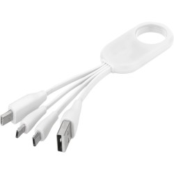 Câble USB multi ports type C personnalisable "TROUP"