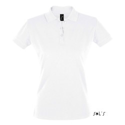 Polo publicitaire -  Coloris blanc femme "PERFECT"