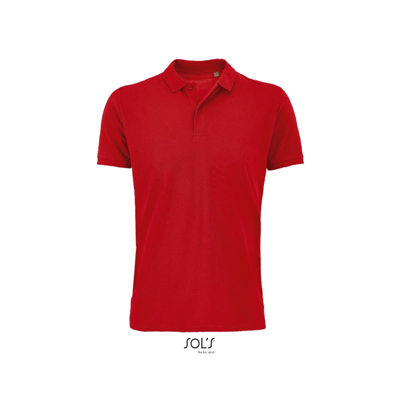 Polo publicitaire homme en coton biologique PLANET - 16 coloris