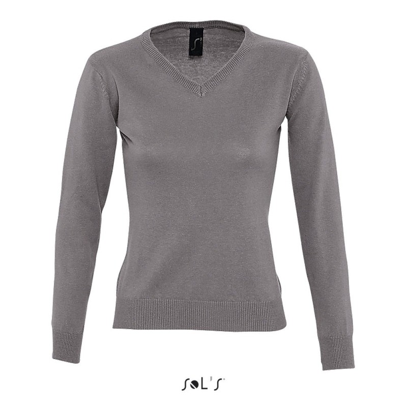 Pull femme col V personnalisable GALAXY - 4 coloris