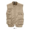 Gilet reporter multipoches unisexe personnalisable WILD