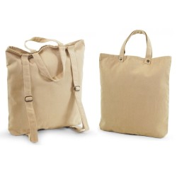 sac-shopping-sac à dos en coton recyclé publicitaire "TOTEBACK"
