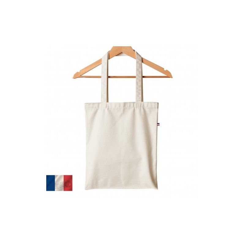 Sac shopping - Tote bag en coton bio fabriqué en France - "LUCETTE"