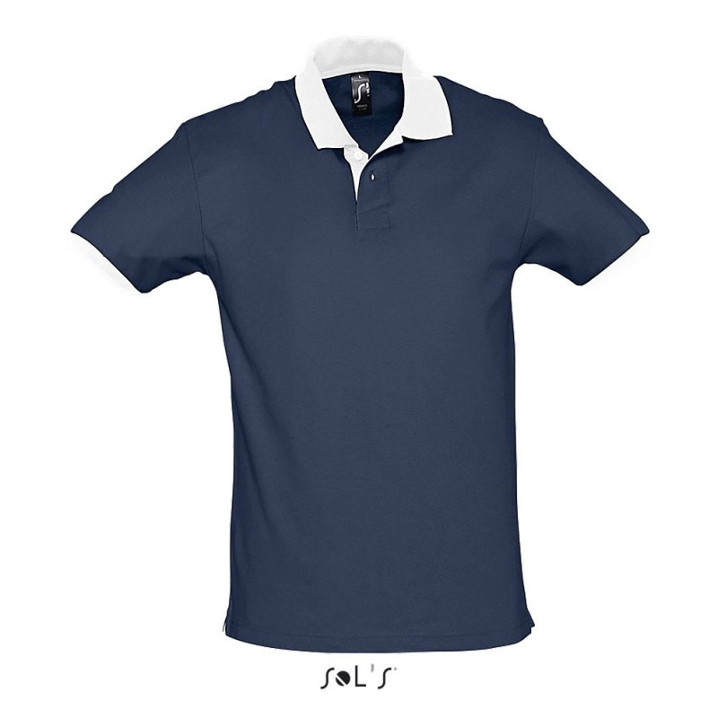 Polo personnalisable unisexe bicolore "PRINCE"