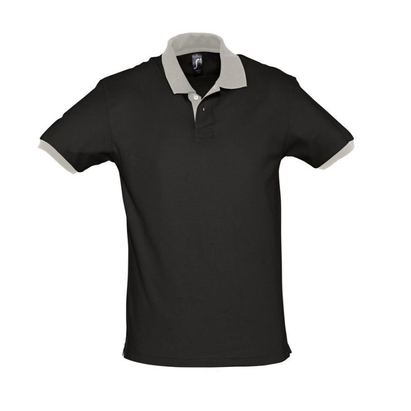 Polo personnalisable unisexe bicolore "PRINCE"