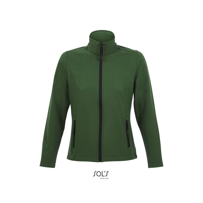 Veste zippée softshell femme publicitaire "RACE"