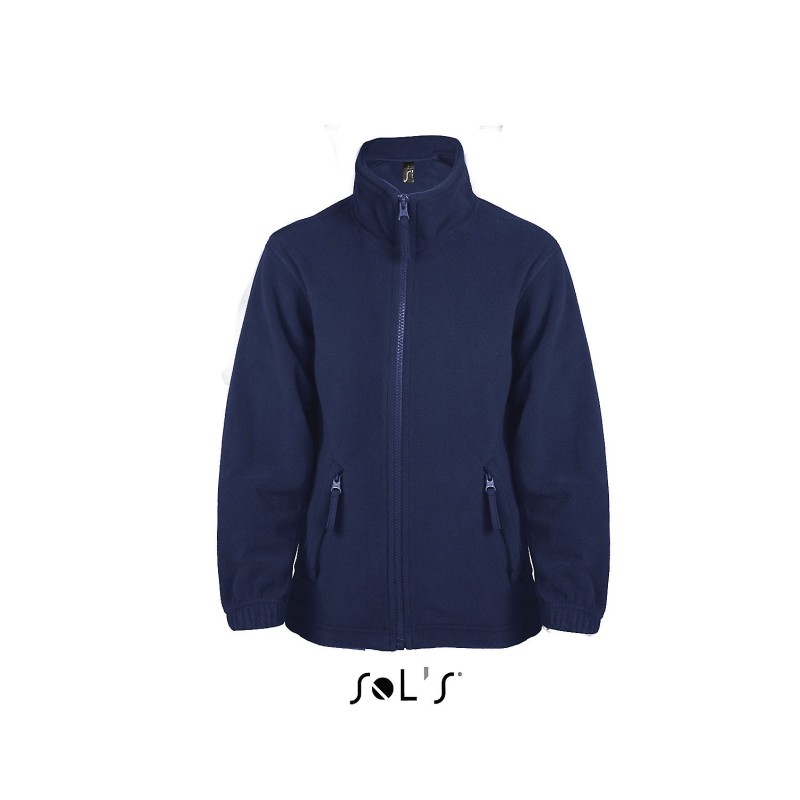 Veste polaire zippée enfant personnalisable "NORTH KID"