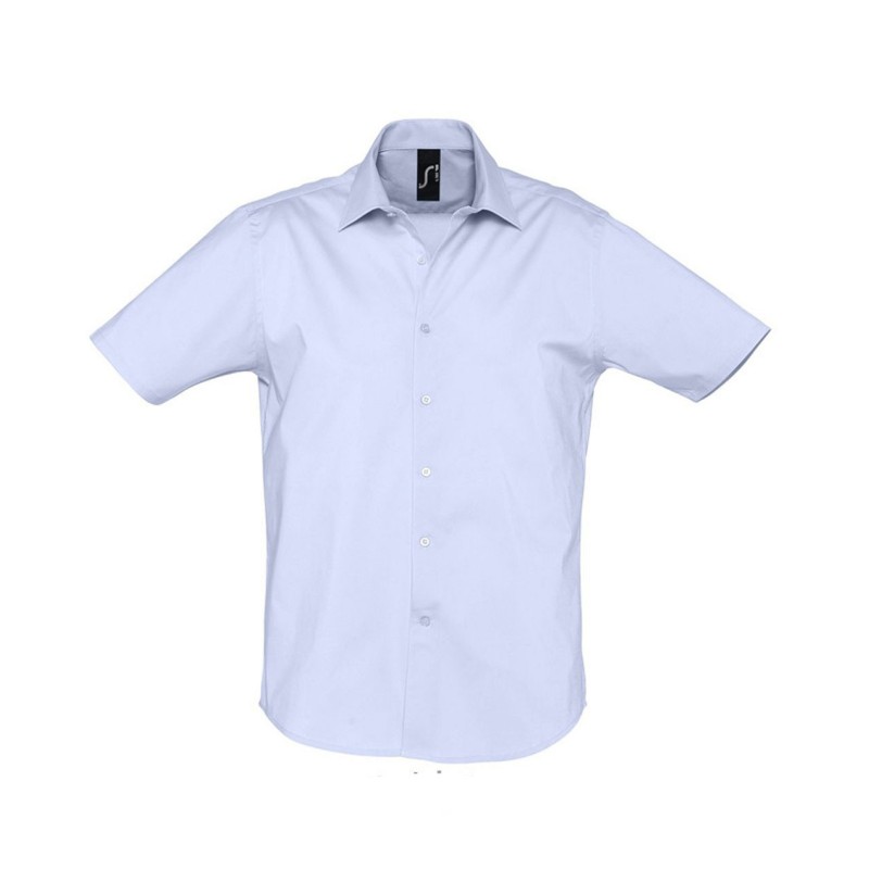 Chemise homme manches courtes personnalisable "BRODWAY"