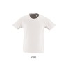 Tee-shirt blanc enfant publicitaire en coton bio "MILO KID"