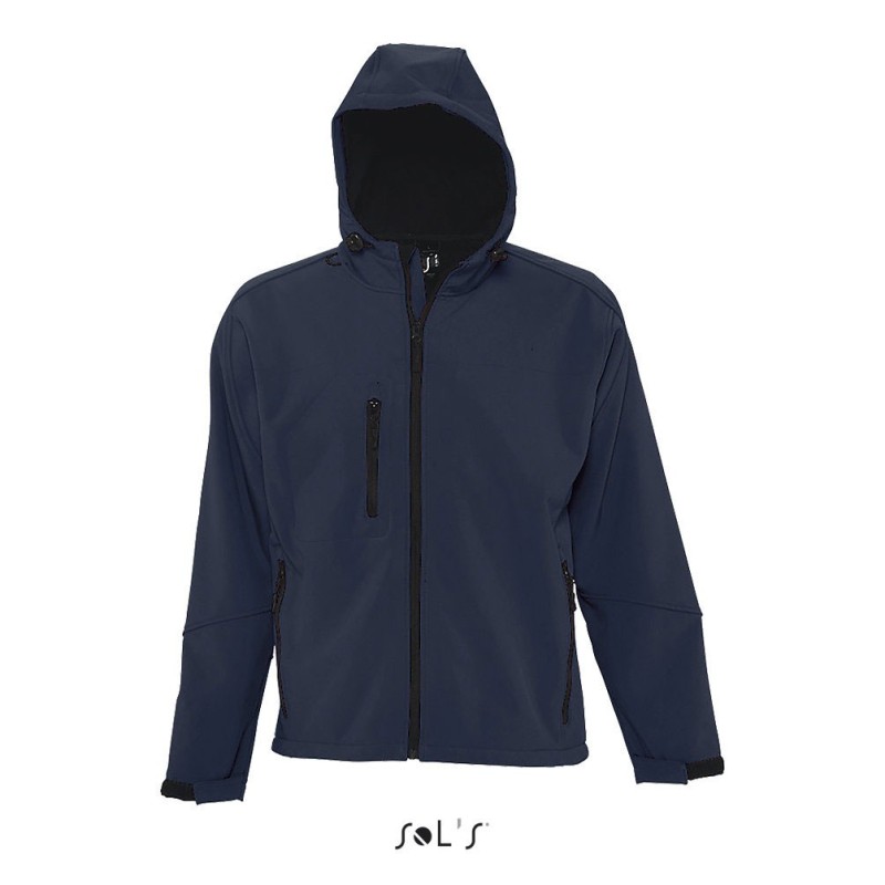 Veste softshell homme à capuche personnalisable "REPLAY" Veste softshell homme à capuche personnalisable "REPLAY"