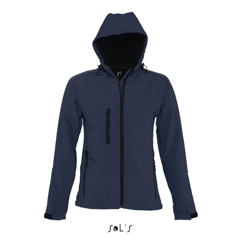 Veste softshell femme à capuche personnalisable "REPLAY" Veste softshell femme à capuche personnalisable "REPLAY"
