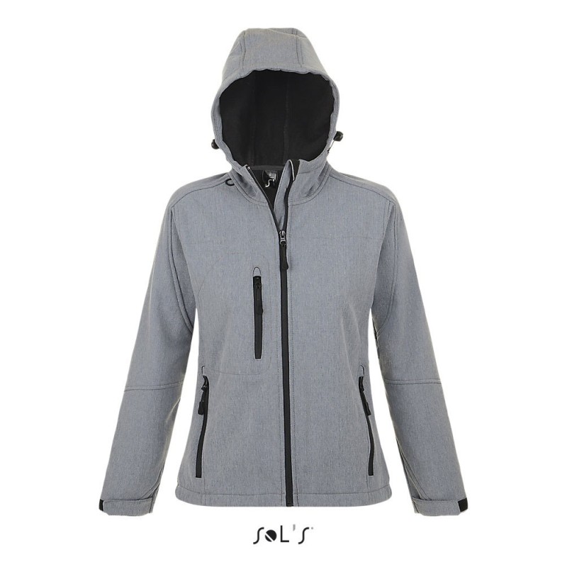 Veste softshell femme à capuche personnalisable "REPLAY" Veste softshell femme à capuche personnalisable "REPLAY"