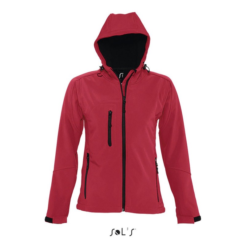 Veste softshell femme à capuche personnalisable "REPLAY" Veste softshell femme à capuche personnalisable "REPLAY"