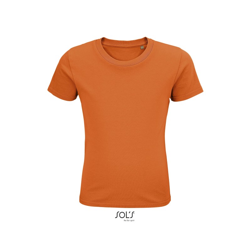 Tee-shirt publicitaire enfant coton biologique - 12 coloris. PIONEER