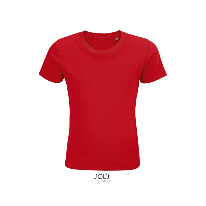 Tee-shirt publicitaire enfant coton biologique - 12 coloris. PIONEER