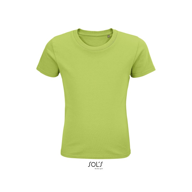 Tee-shirt publicitaire enfant coton biologique - 12 coloris. PIONEER