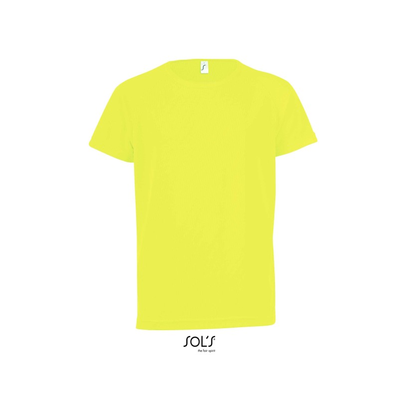 Tee-shirt de sport enfant personnalisable - 11 coloris. SPORTY