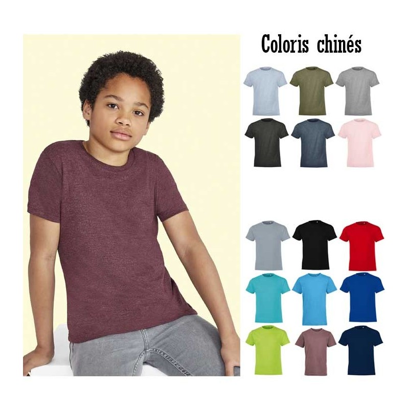 Tee-shirt publicitaire enfant - 17 coloris.  "REGENT FIT KID"