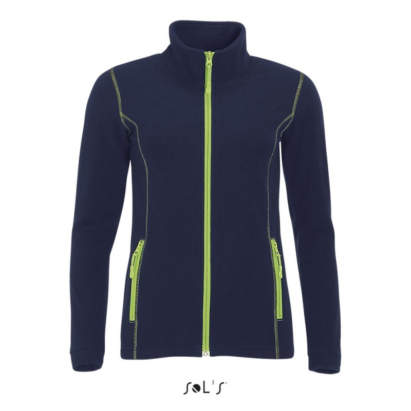 Veste micropolaire Femme zips contrastés "NOVA"