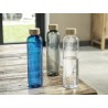 ZIGGS - bouteille publicitaire d' litre en plastique recyclé teinté avec bouchon en bambou