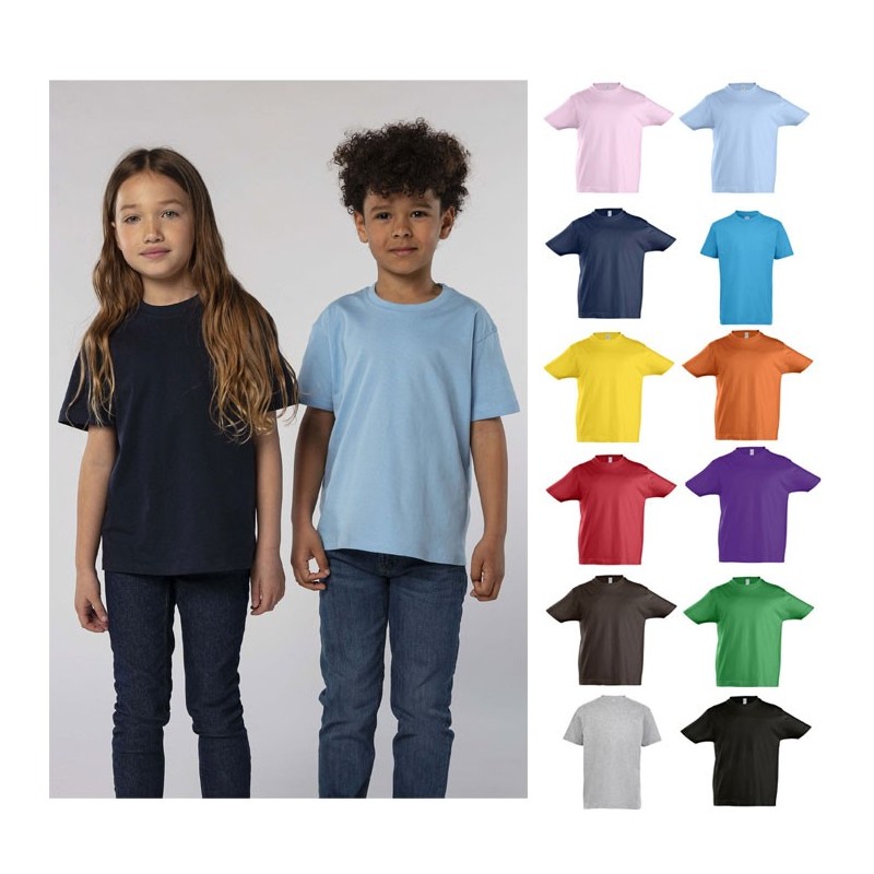 Tee-shirt publicitaire enfant - 13 coloris. "IMPERIAL KIDS"