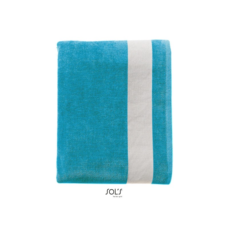 Drap de plage velours personnalisable "LAGOON"