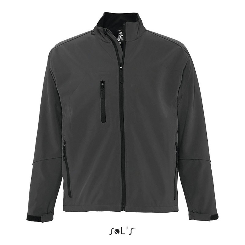 Veste zippée softshell homme personnalisable "RELAX"