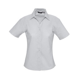 Chemise Oxford femme personnalisable - Manches courtes "ELITE"