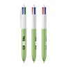 Stylo BIC® 4 couleurs personnalisé avec finition de coloris glacé